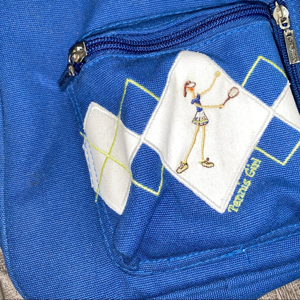 🎾 Sunny Hawaii "The Girls" Tennis Girl Sports Racket Bookbag Backpack Small - Picture 2 of 5